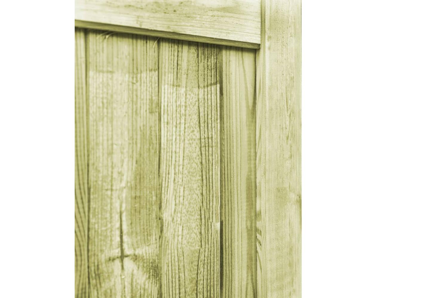 vidaXL 45339 Garden Gates 2 Pcs Impregnated Pinewood 300x100cm-6