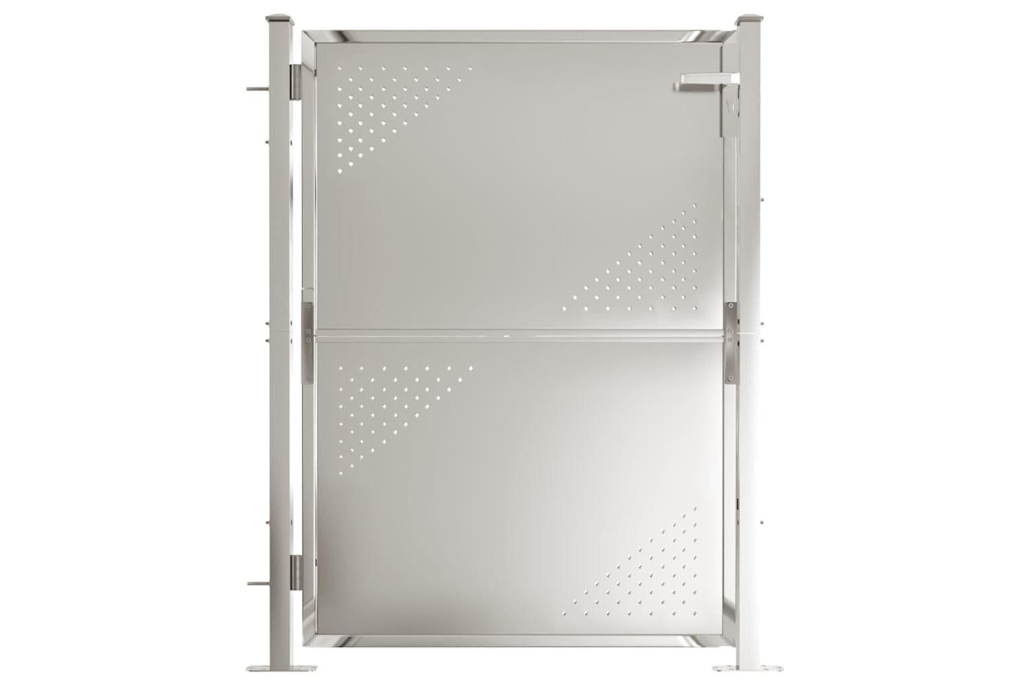 Vidaxl Garden Gate 100x125 Cm Stainless Steel-2