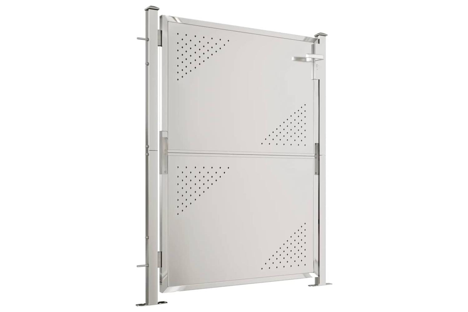 Vidaxl Garden Gate 100x125 Cm Stainless Steel-3