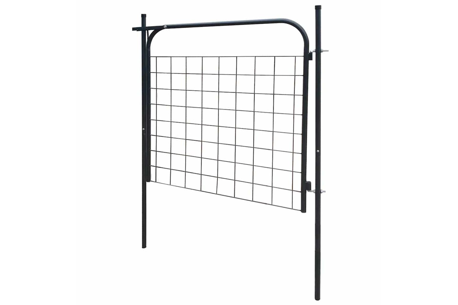 vidaXL 142293 Garden Fence Gate 100x100cm Anthracite-2