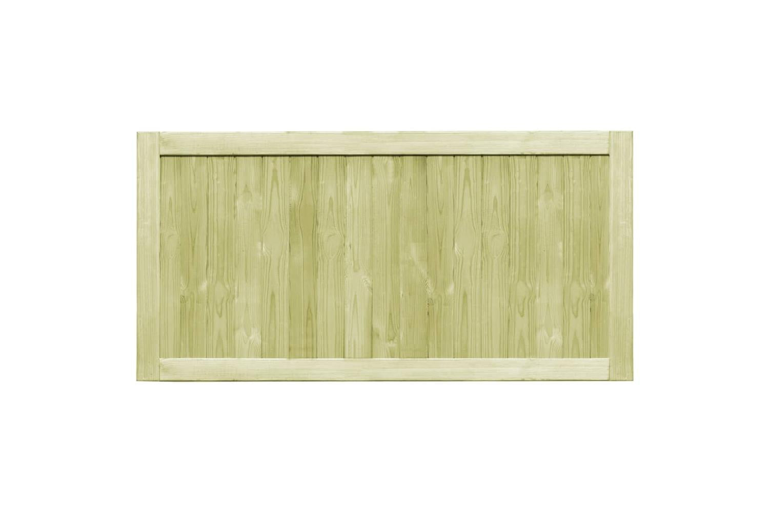 vidaXL 45338 Garden Gates 2 Pcs Impregnated Pinewood 300x75cm-3