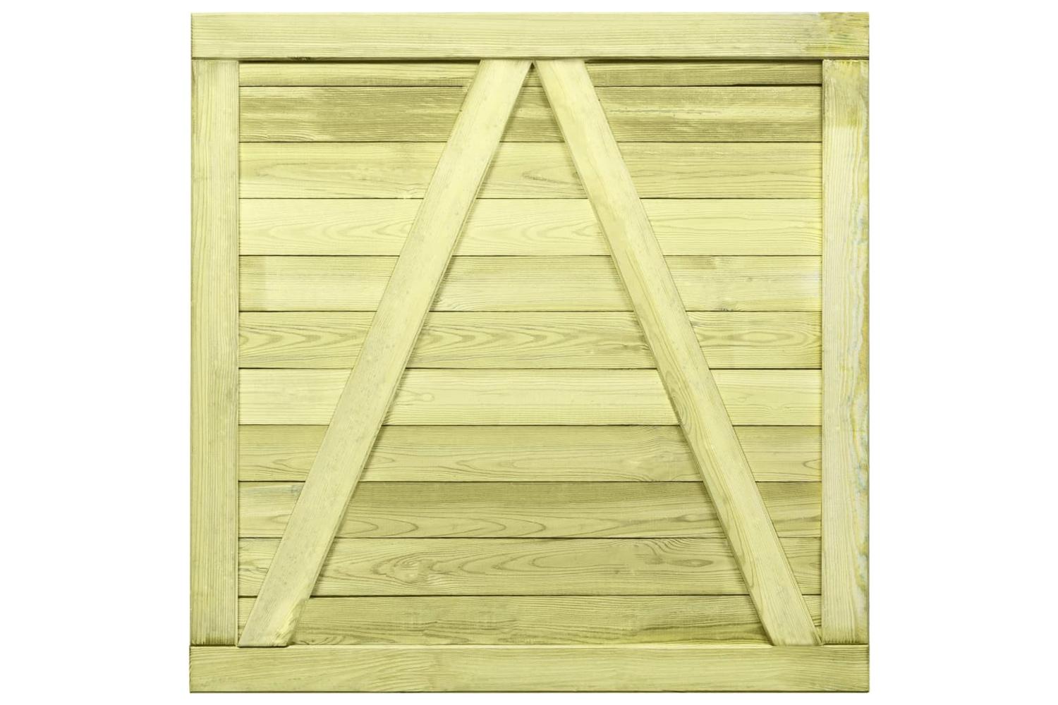 vidaXL 45333 Garden Gate Impregnated Pinewood 100x100cm-5