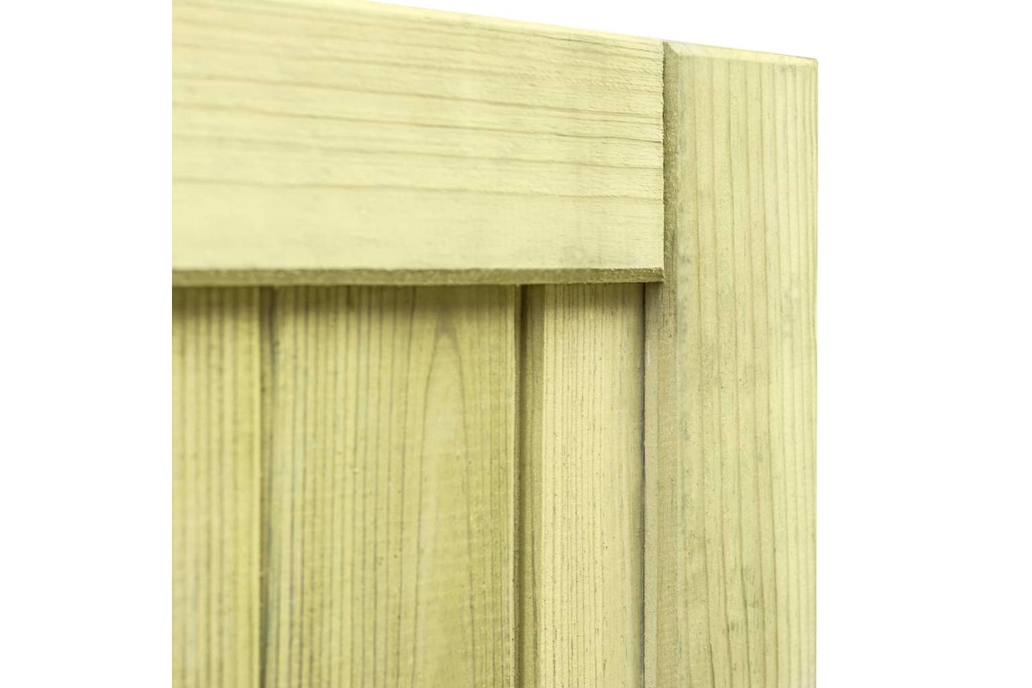 vidaXL 45333 Garden Gate Impregnated Pinewood 100x100cm-6