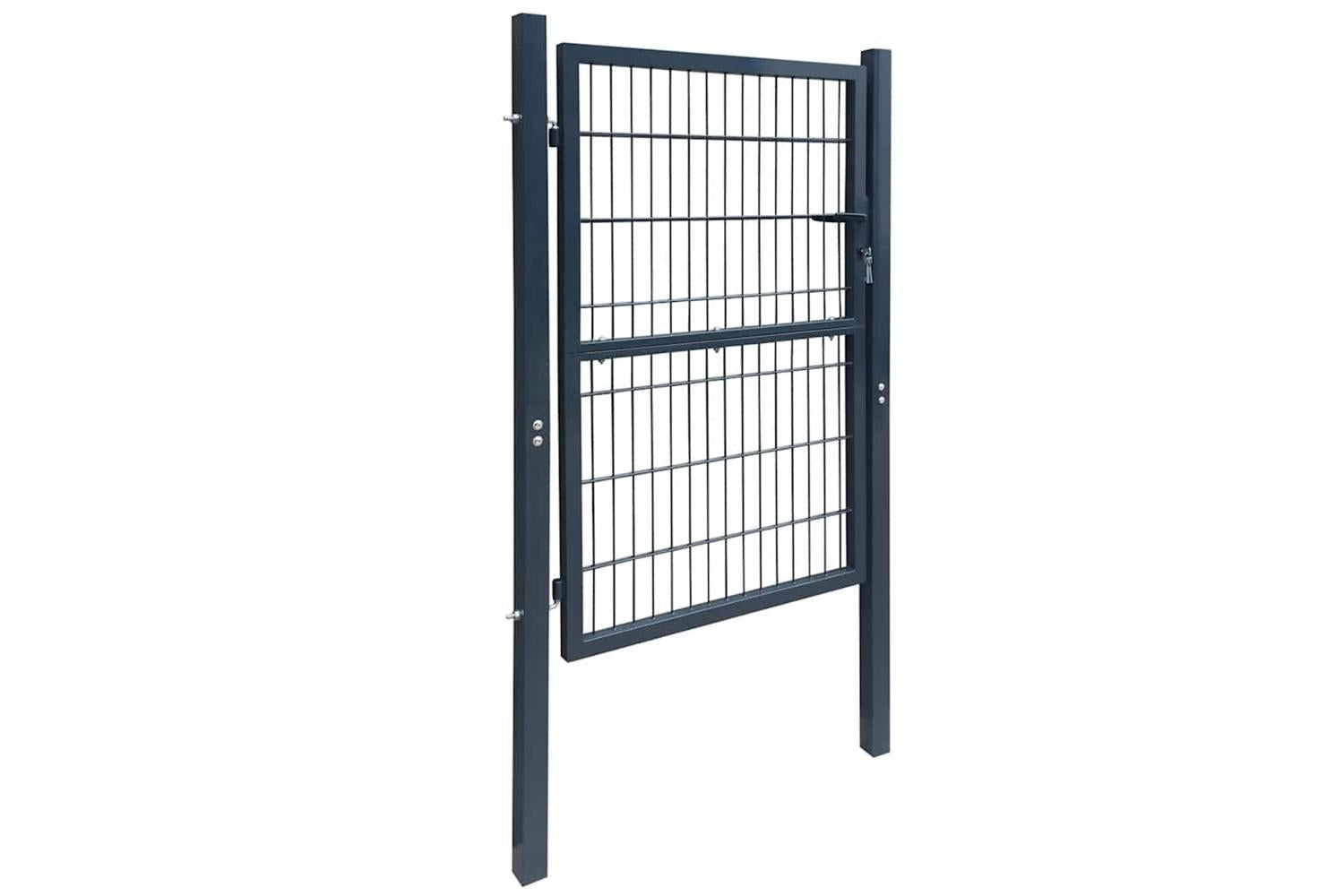vidaXL 141742 2d Fence Gate (single) Anthracite Grey 106 X 170cm-2