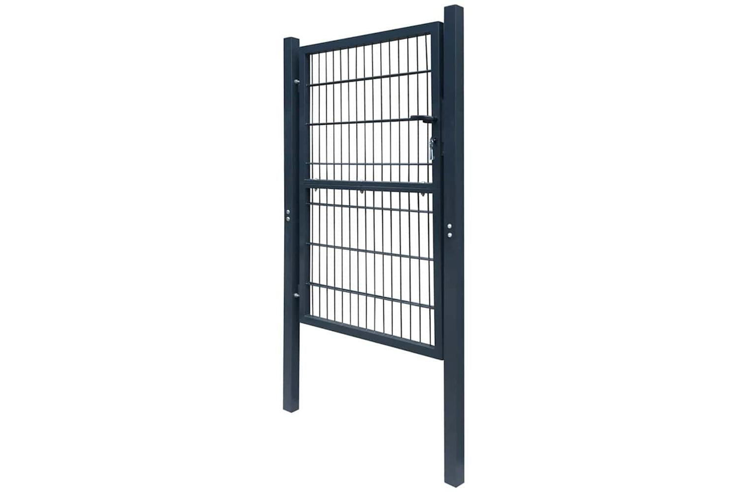 vidaXL 141742 2d Fence Gate (single) Anthracite Grey 106 X 170cm-3