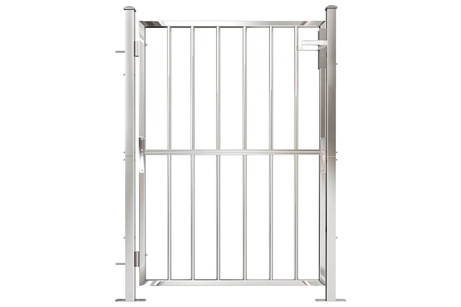 Vidaxl Garden Gate 100x125 Cm Stainless Steel-3