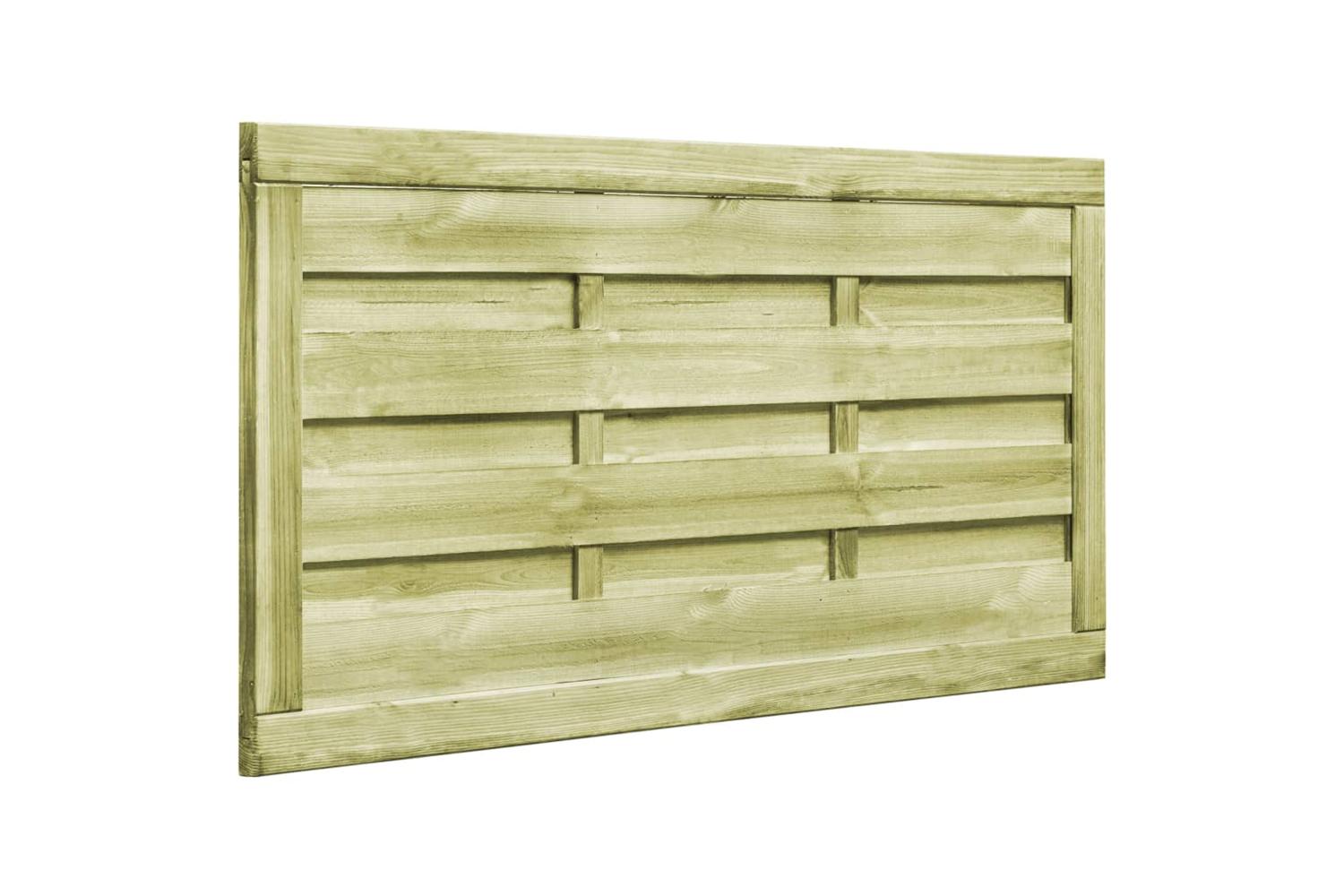 vidaXL 45320 Garden Gates 2 Pcs Impregnated Pinewood 150x75cm Green-5