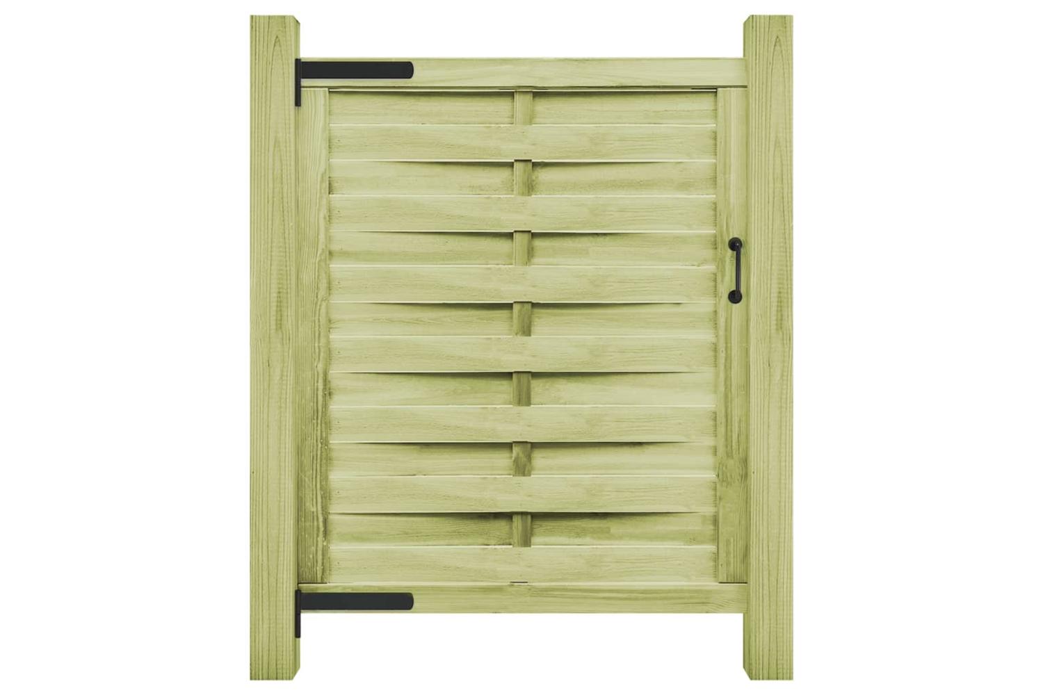 vidaXL 45310 Garden Gate Impregnated Pinewood 100x125cm Green