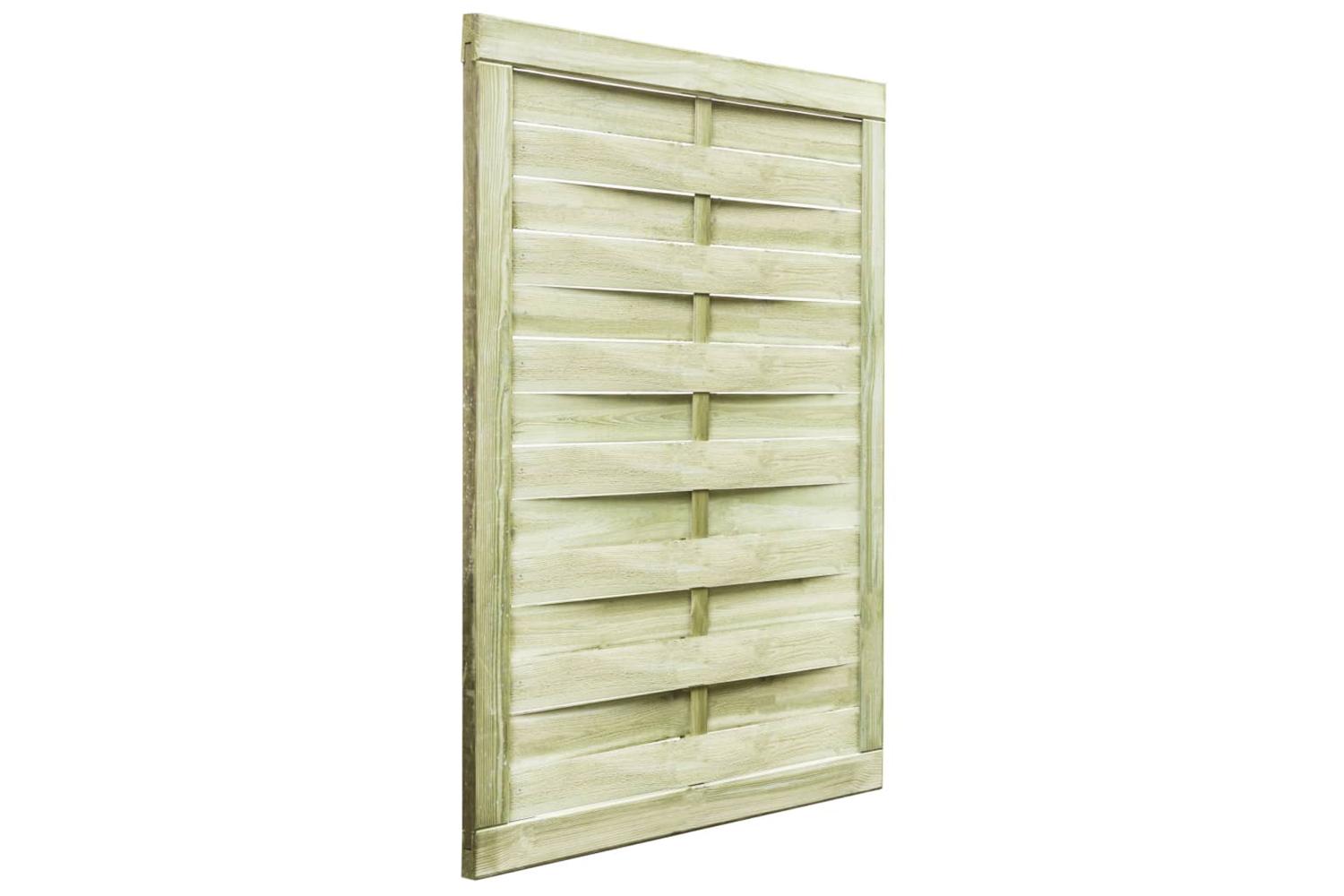 vidaXL 45310 Garden Gate Impregnated Pinewood 100x125cm Green-2