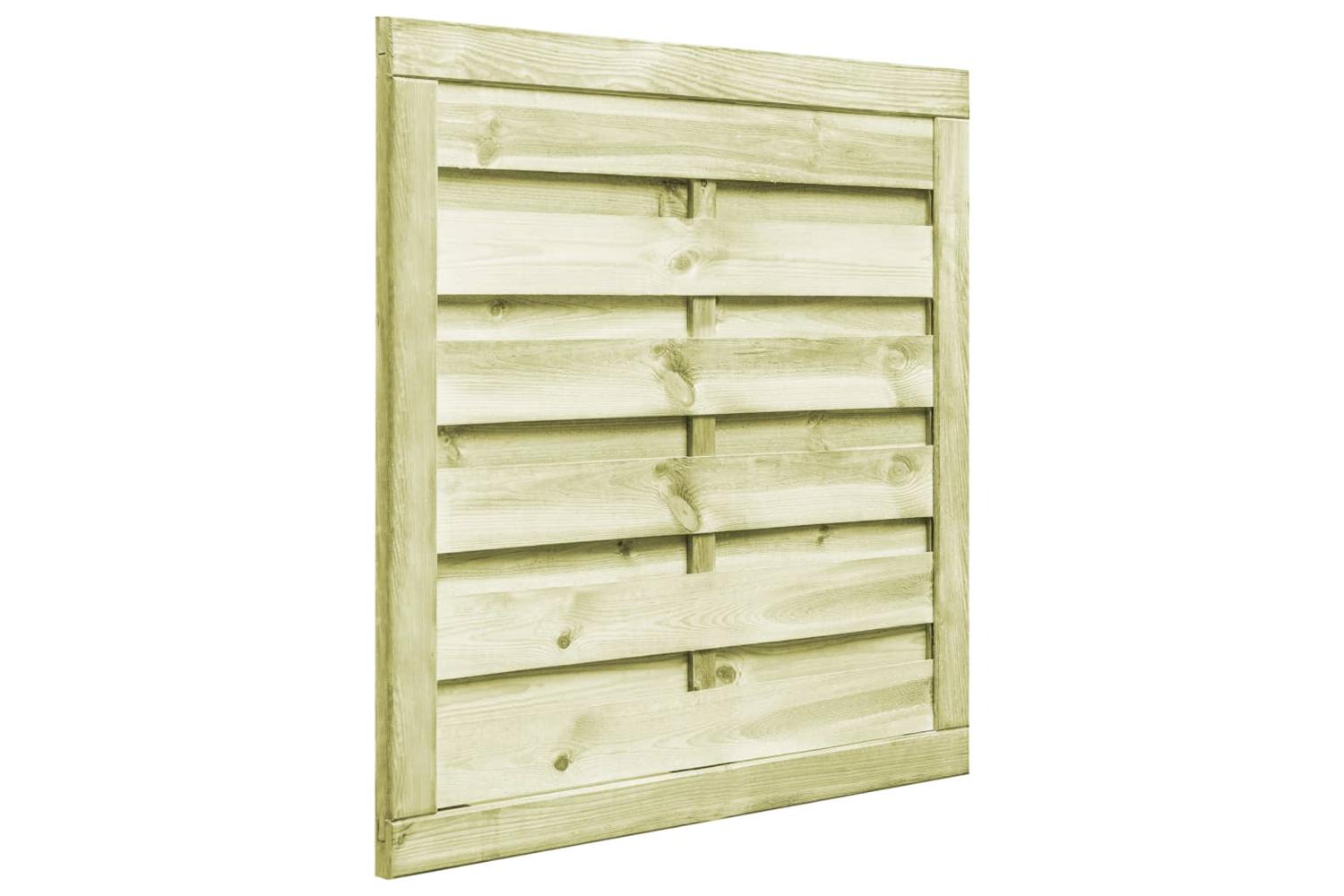 vidaXL 45315 Garden Gate Impregnated Pinewood 100x100cm Green-3