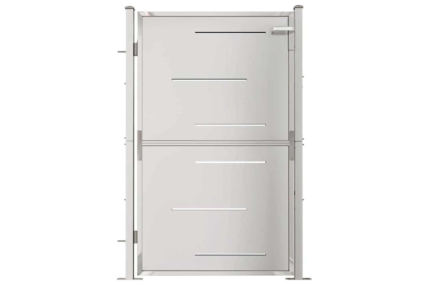 Vidaxl Garden Gate 100x150 Cm Stainless Steel-2
