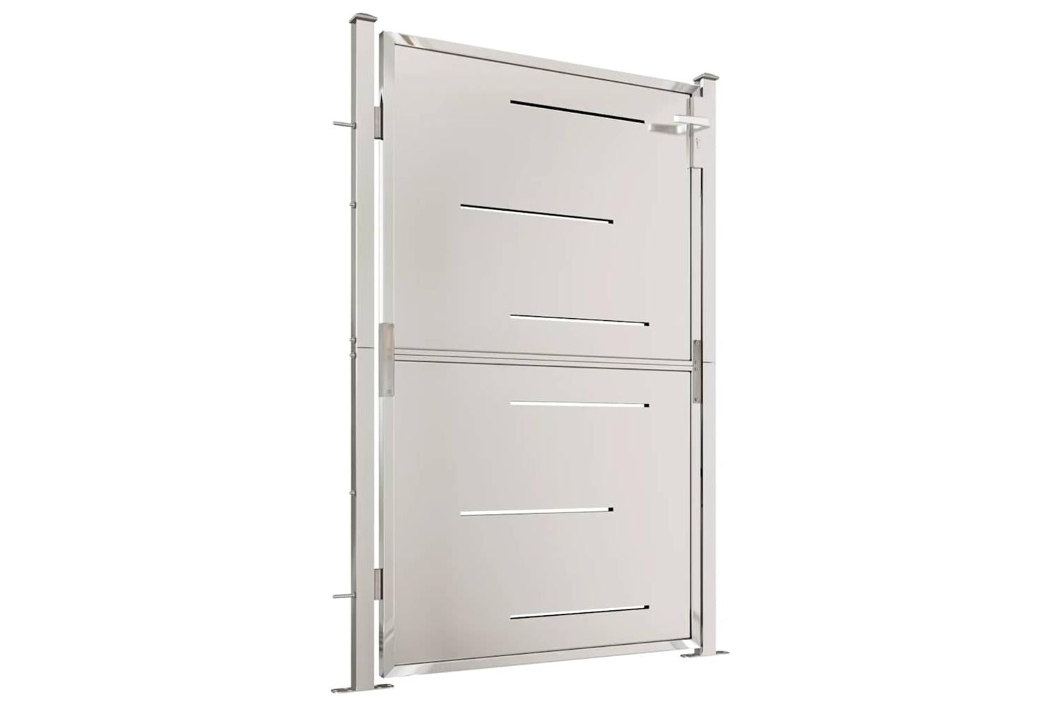 Vidaxl Garden Gate 100x150 Cm Stainless Steel-3