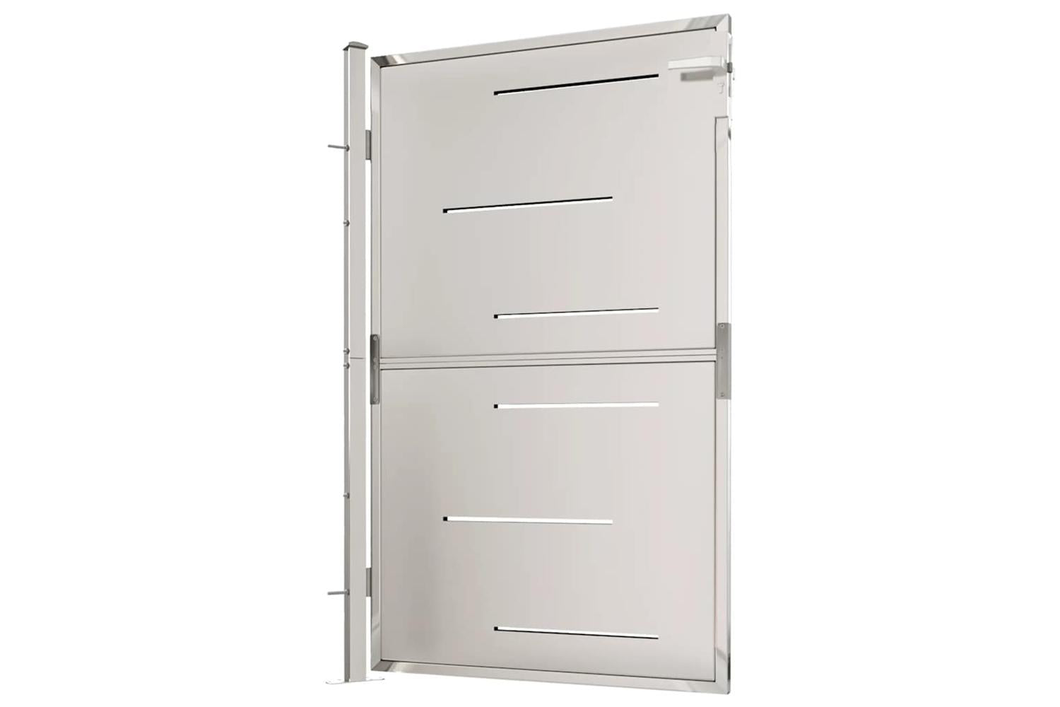 Vidaxl Garden Gate 100x150 Cm Stainless Steel-4