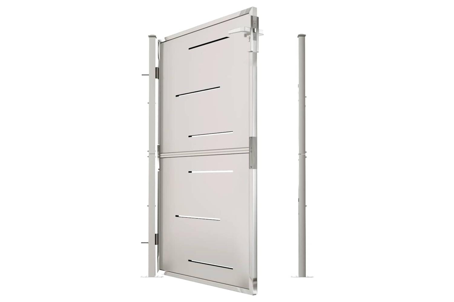 Vidaxl Garden Gate 100x150 Cm Stainless Steel-5