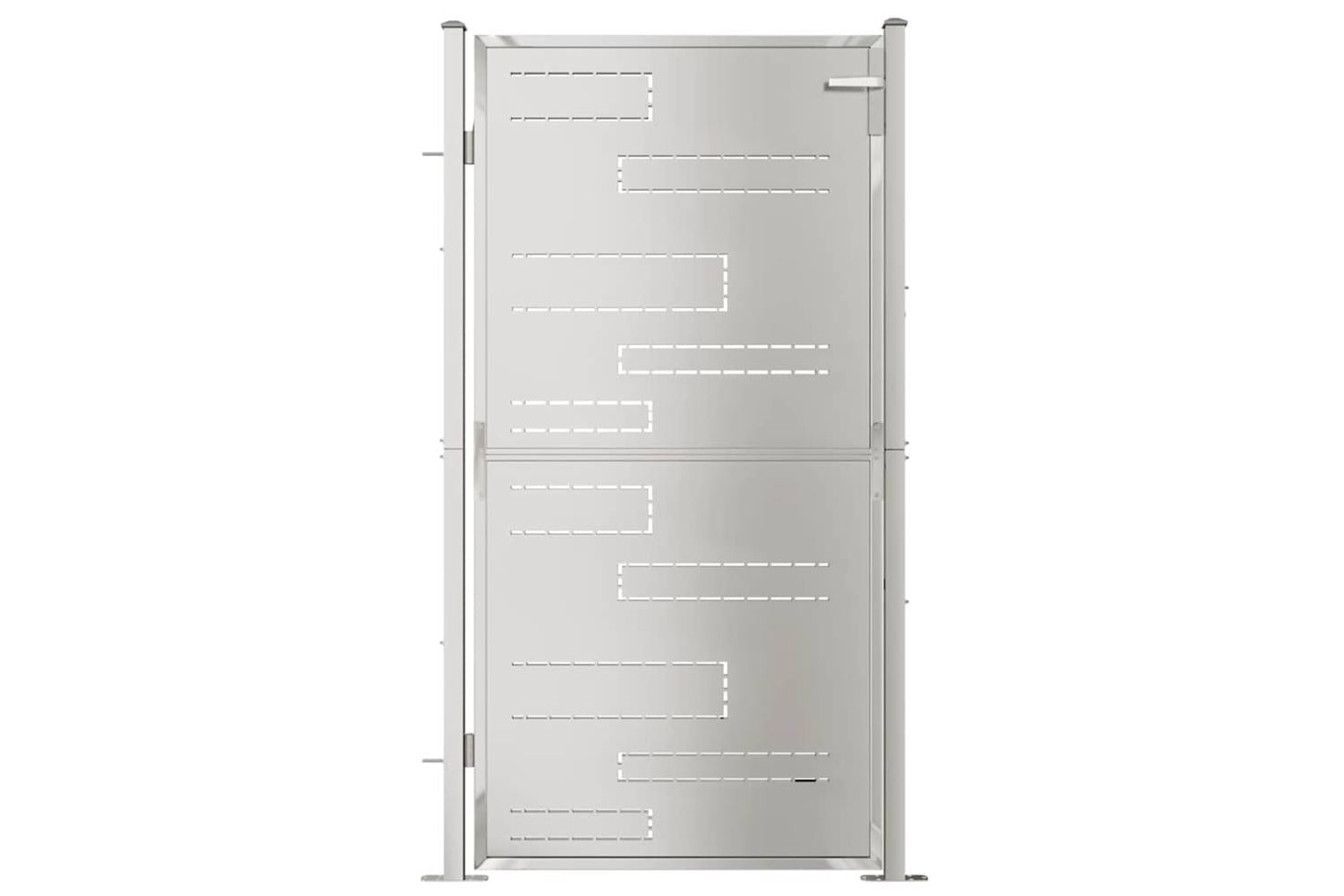 Vidaxl Garden Gate 100x180 Cm Stainless Steel-2