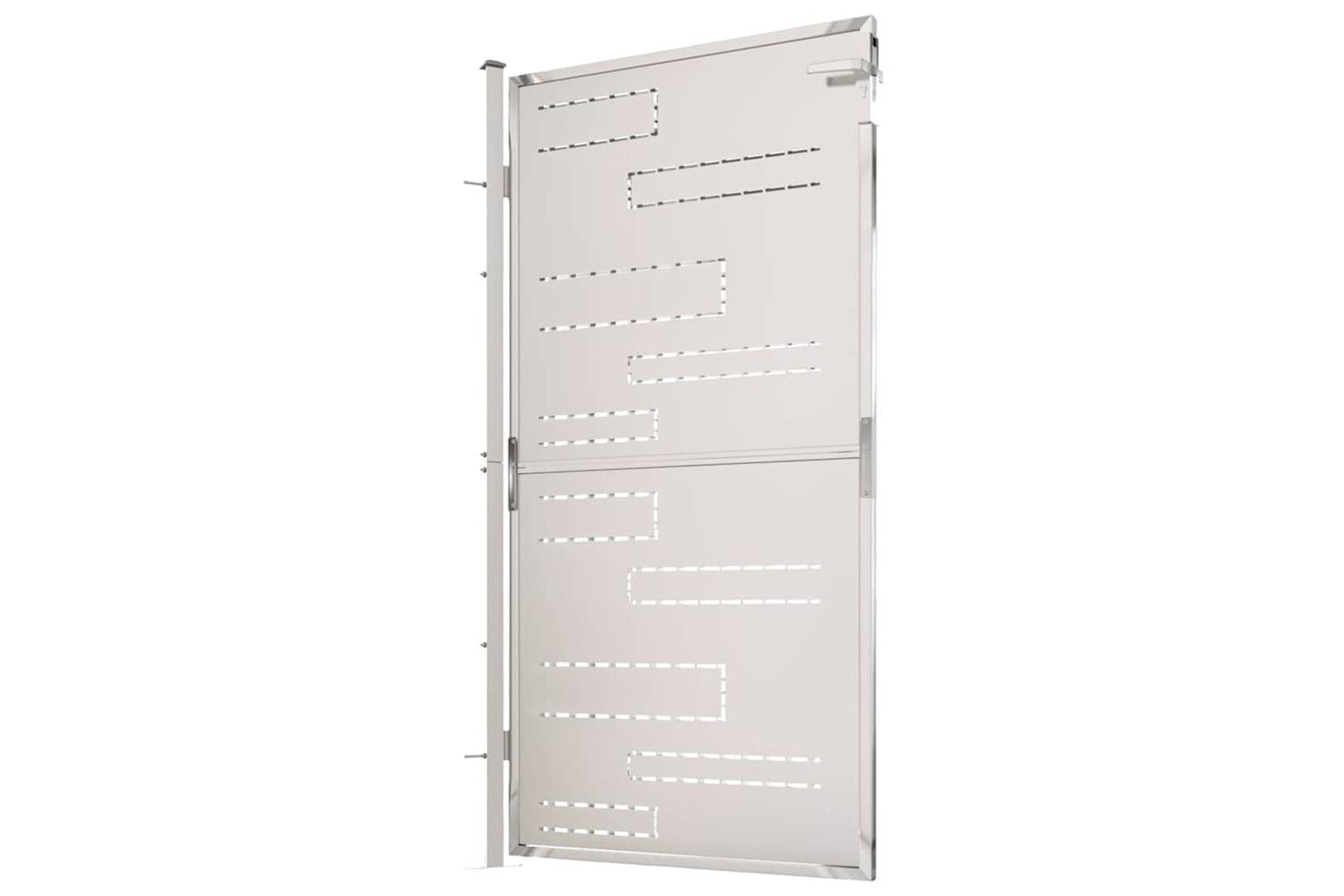 Vidaxl Garden Gate 100x180 Cm Stainless Steel-4