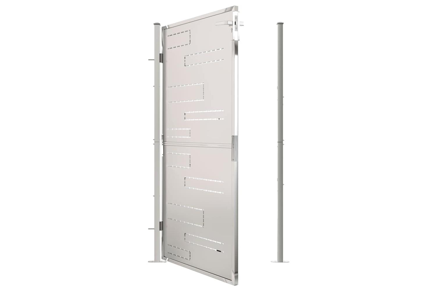 Vidaxl Garden Gate 100x180 Cm Stainless Steel-5