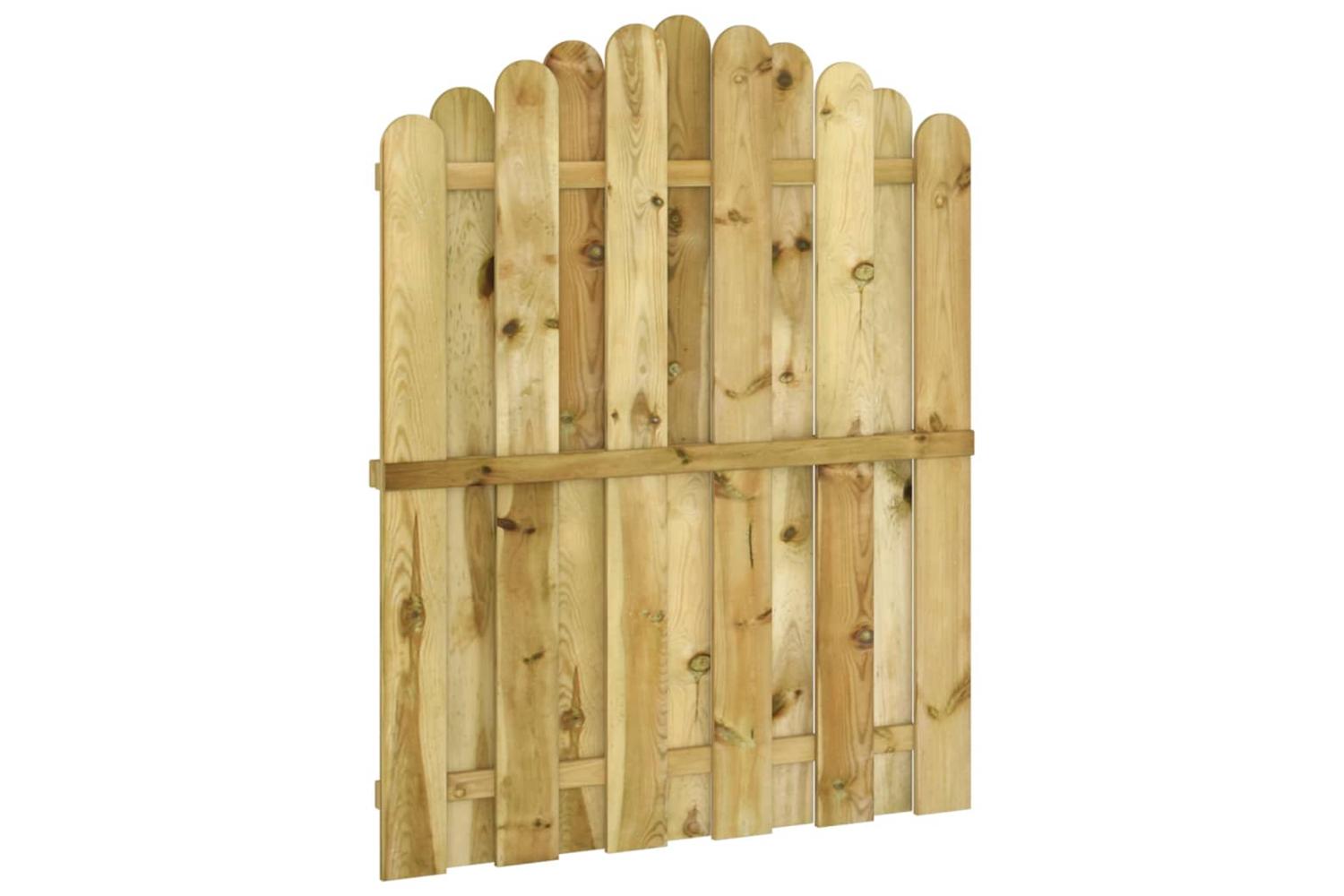 vidaXL Garden Gate Impregnated Pinewood 100x125cm-3
