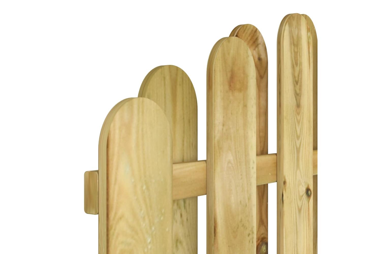 vidaXL Garden Gate Impregnated Pinewood 100x125cm-4