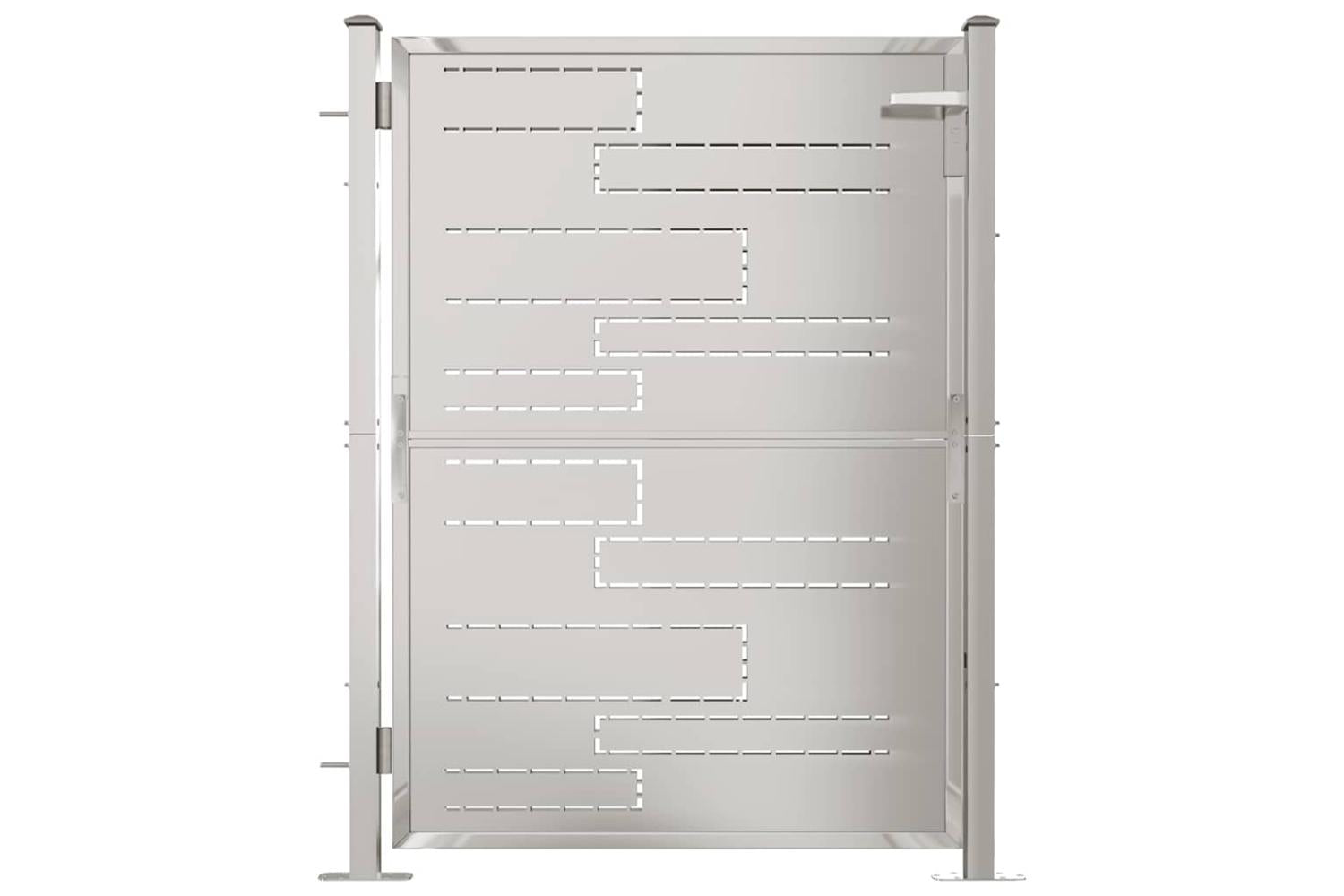 Vidaxl Garden Gate 100x125 Cm Stainless Steel