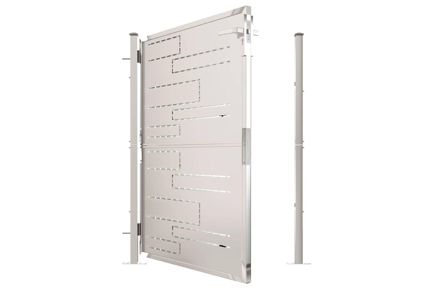 Vidaxl Garden Gate 100x125 Cm Stainless Steel-5