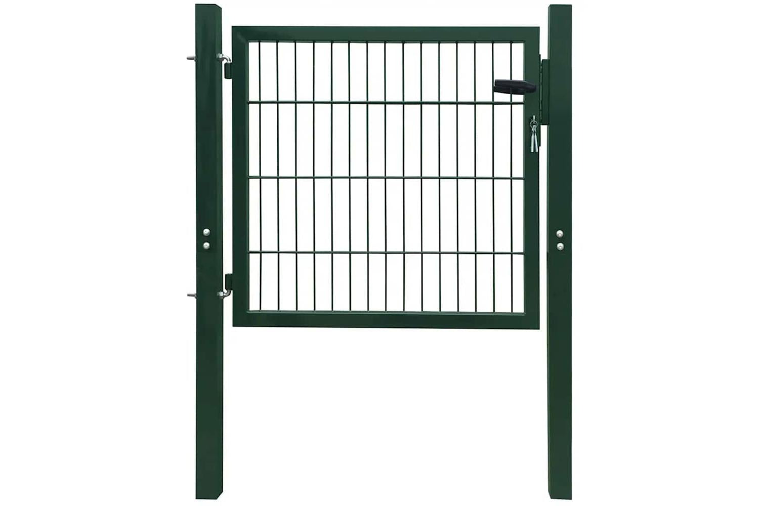 vidaXL 141747 2d Fence Gate (single) Green 106 X 130cm