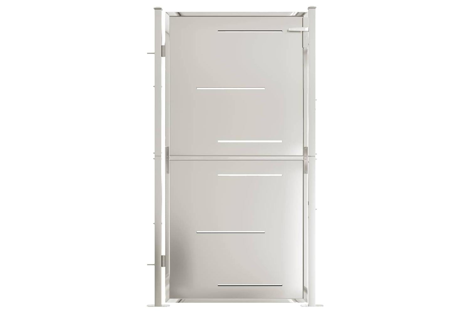 Vidaxl Garden Gate 100x180 Cm Stainless Steel