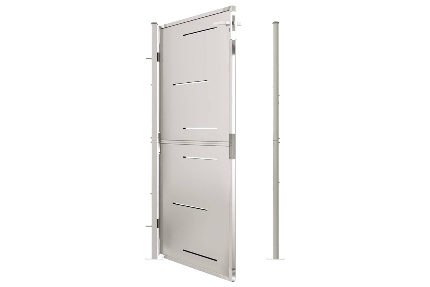Vidaxl Garden Gate 100x180 Cm Stainless Steel-5