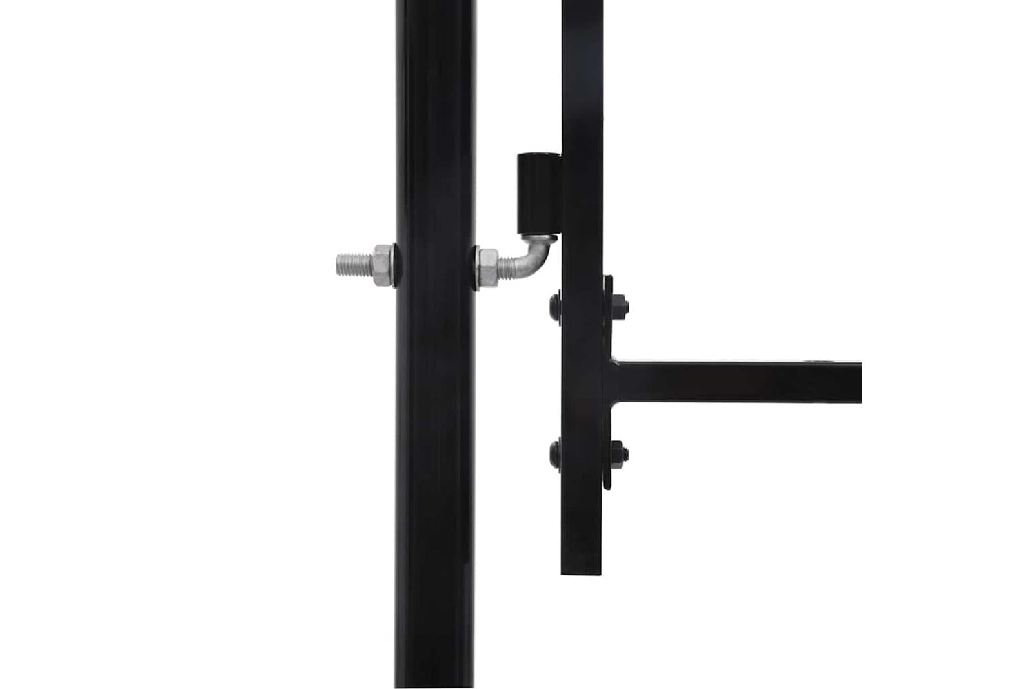 Vidaxl 144363 Garden Gate Steel 1.75x4 M Black-3