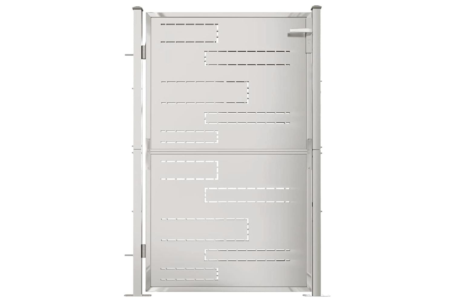 Vidaxl Garden Gate 100x150 Cm Stainless Steel-2
