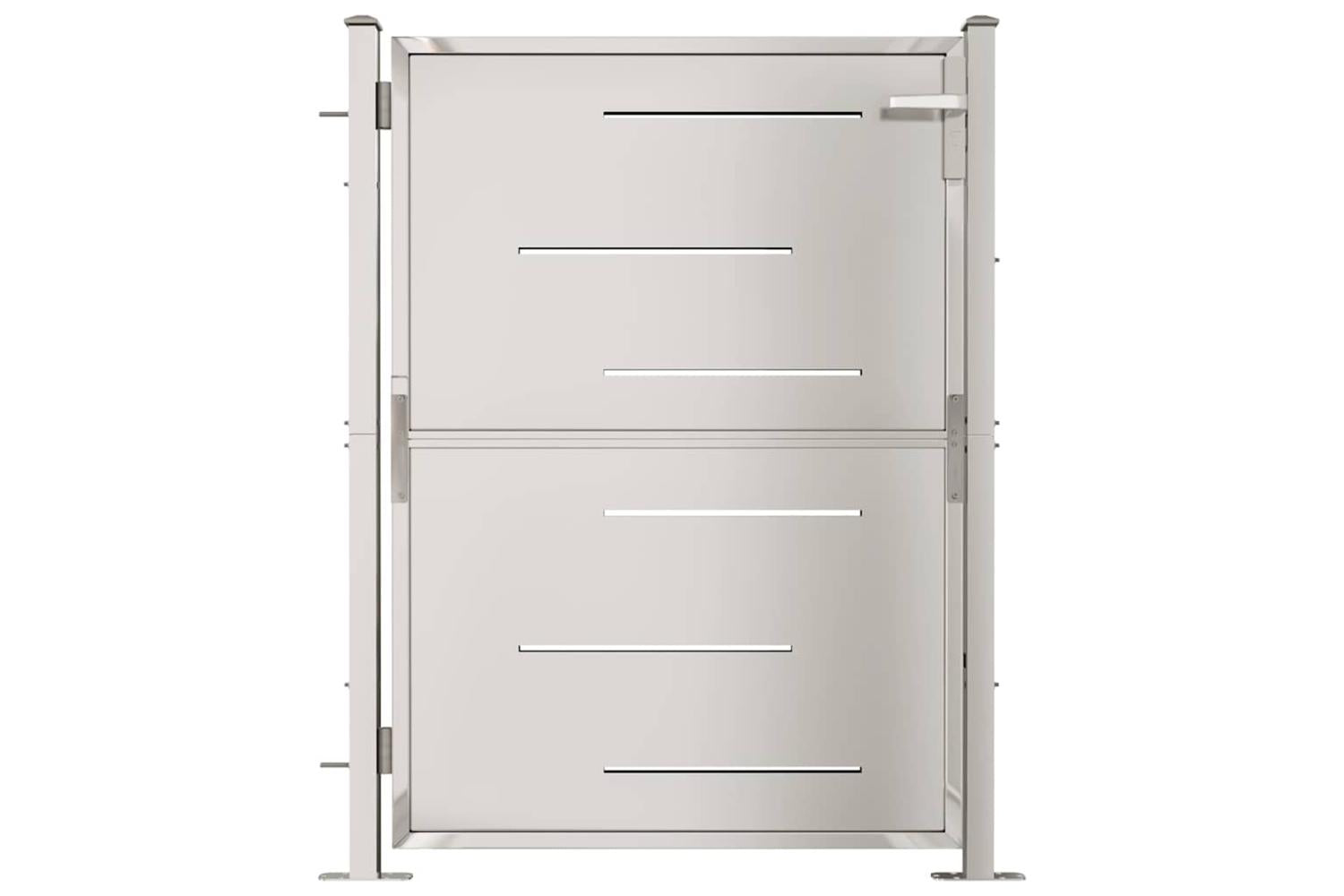 Vidaxl Garden Gate 100x125 Cm Stainless Steel-2