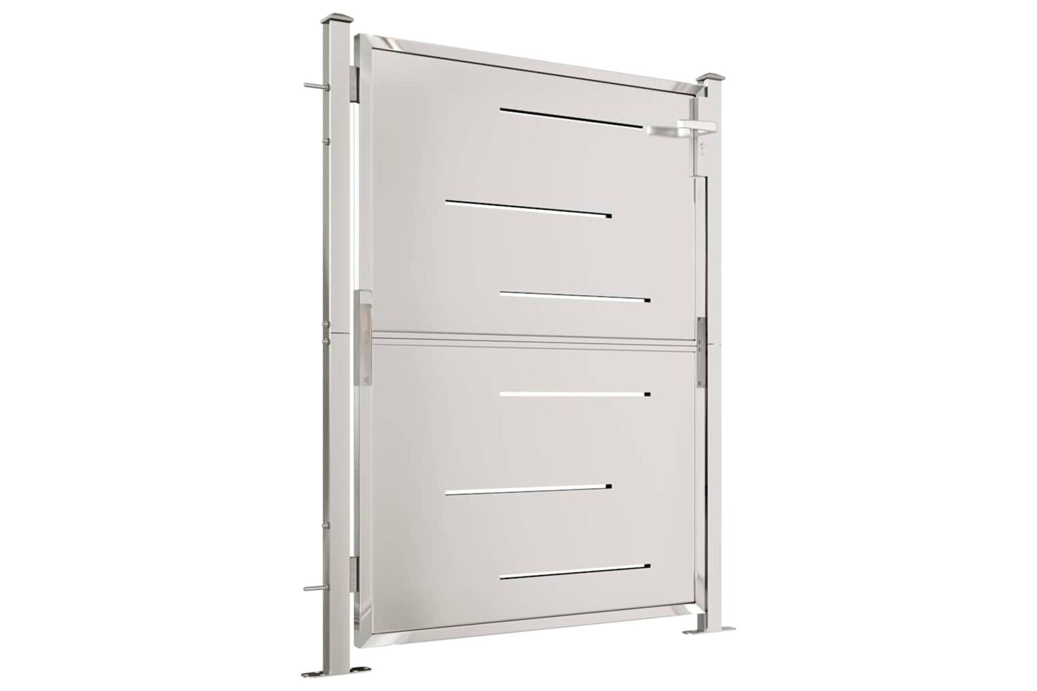 Vidaxl Garden Gate 100x125 Cm Stainless Steel-3