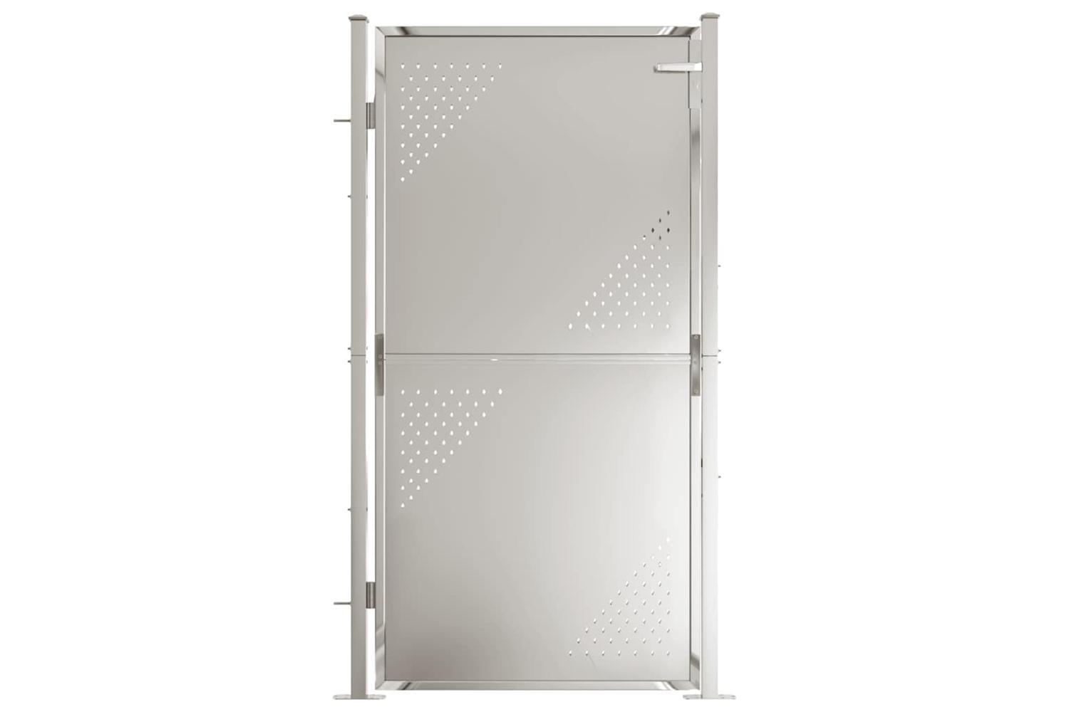 Vidaxl Garden Gate 100x180 Cm Stainless Steel