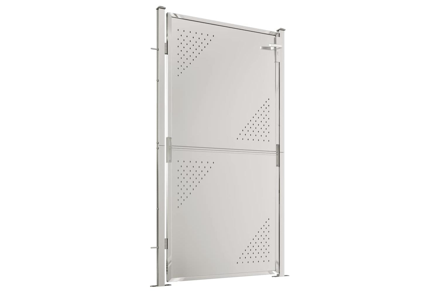 Vidaxl Garden Gate 100x180 Cm Stainless Steel-3