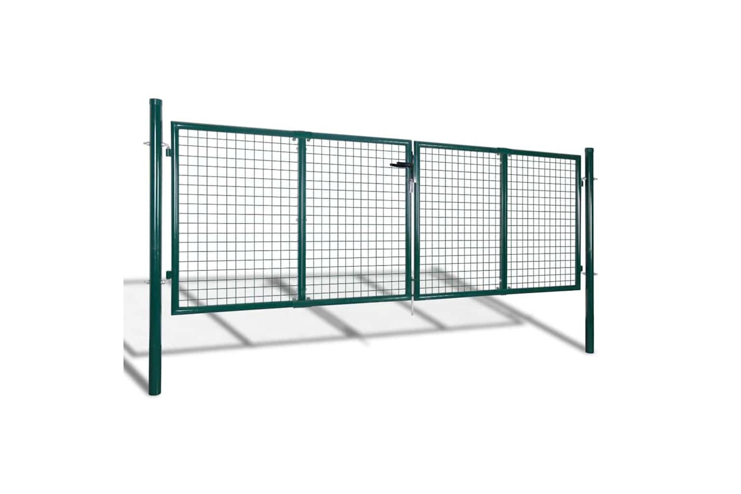 Vidaxl Garden Mesh Gate Fence Door Wall Grille 289 X 75 Cm / 306 X 125 Cm-2