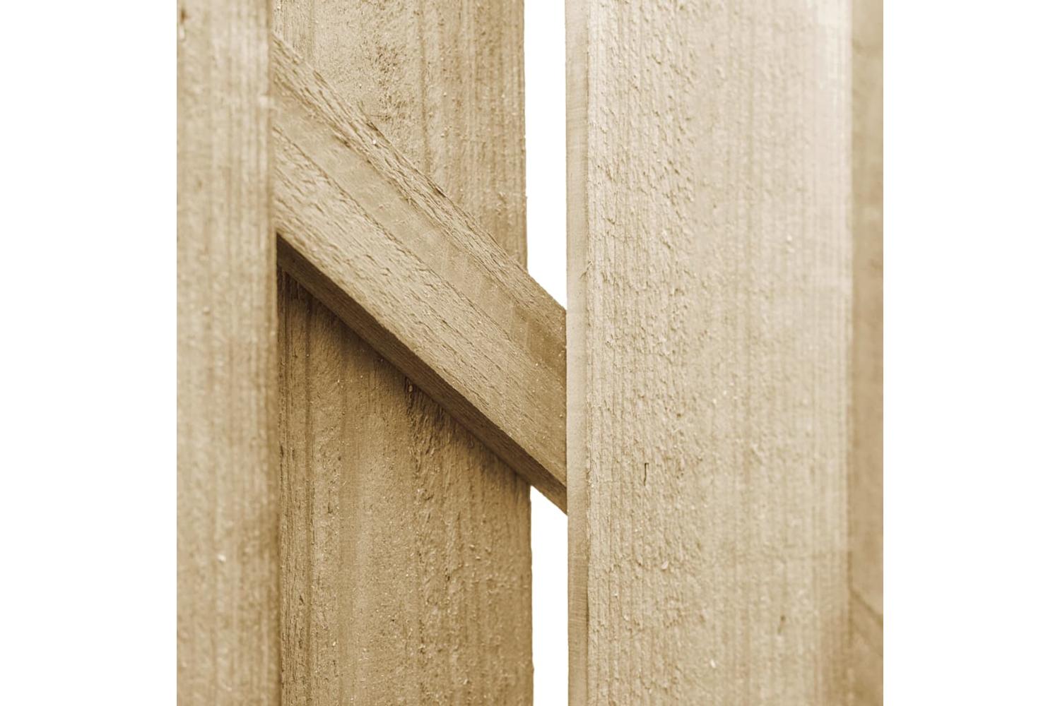 vidaXL 45327 Garden Gate Impregnated Pinewood 100x100cm-4