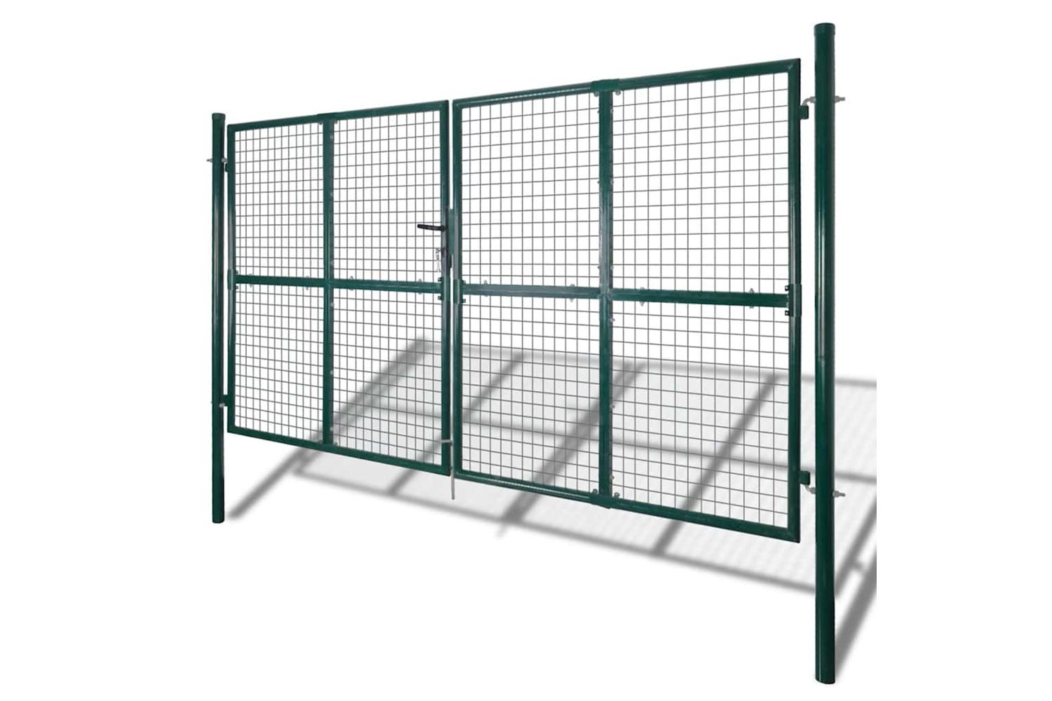 vidaXL 140926 Garden Mesh Gate Fence Door Wall Grille 289 X 200cm-2