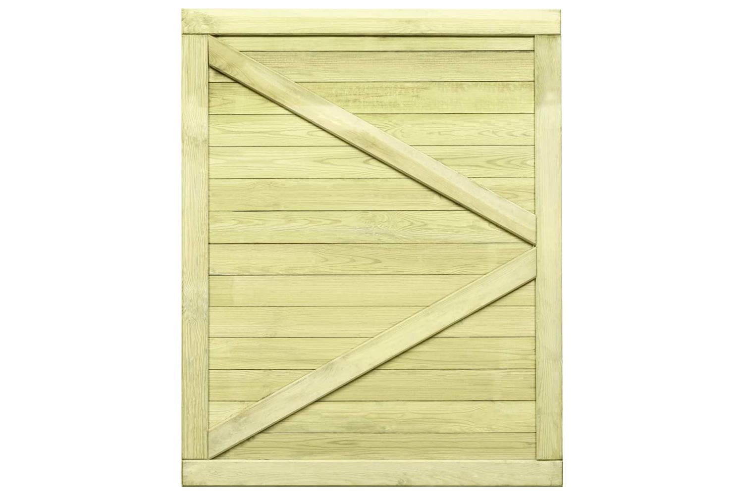vidaXL 45334 Garden Gate Impregnated Pinewood 125x100cm-5
