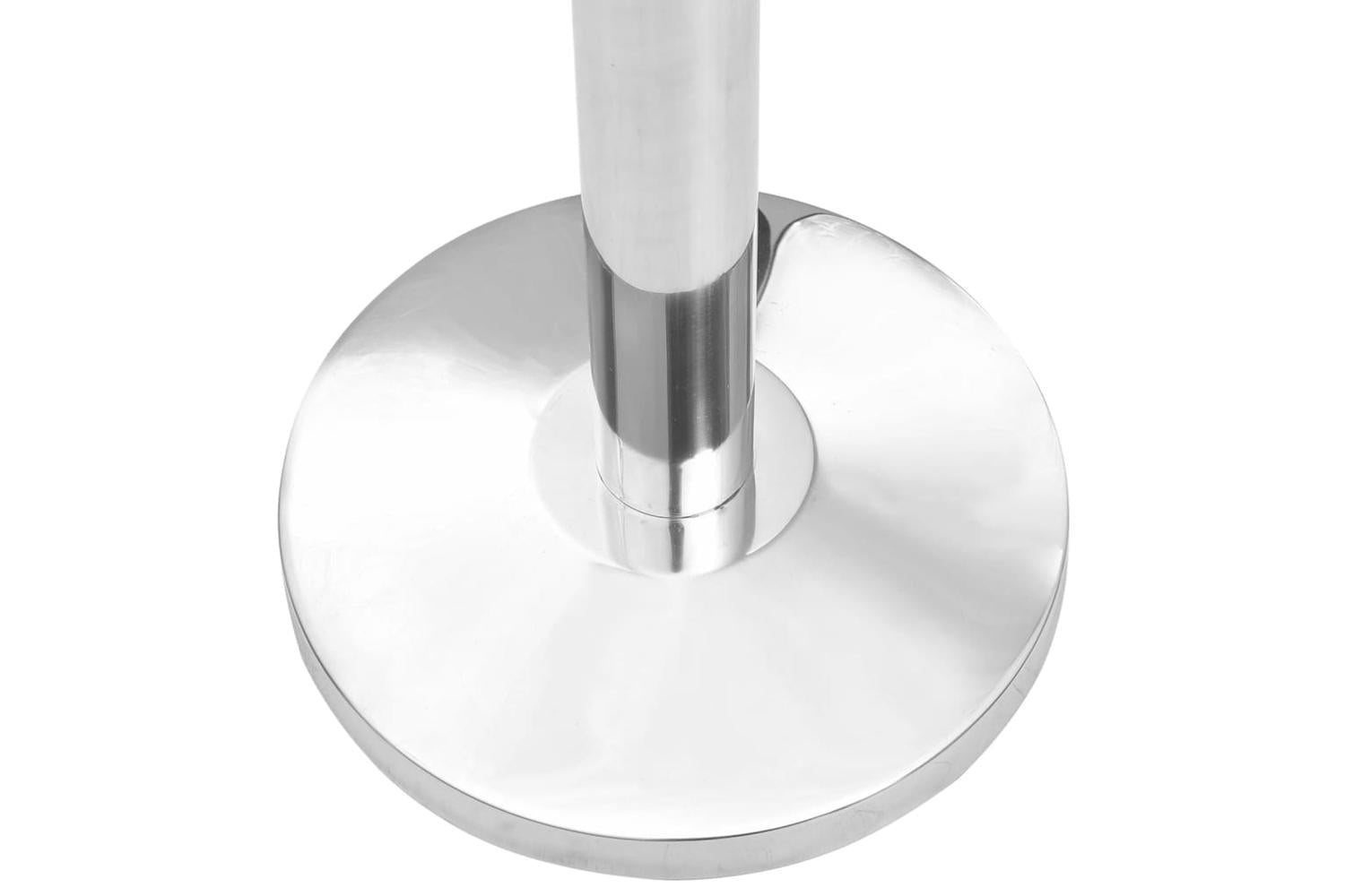 Vidaxl 149576 Stanchions With Belts 4 Pcs Airport Barrier Stainless Steel Silver-5