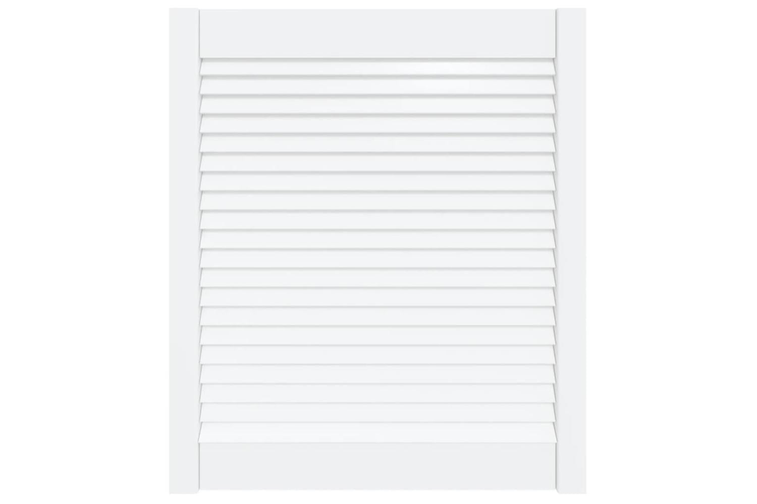 Vidaxl 151166 Louvred Door Solid Pine Wood White 69x59.4cm