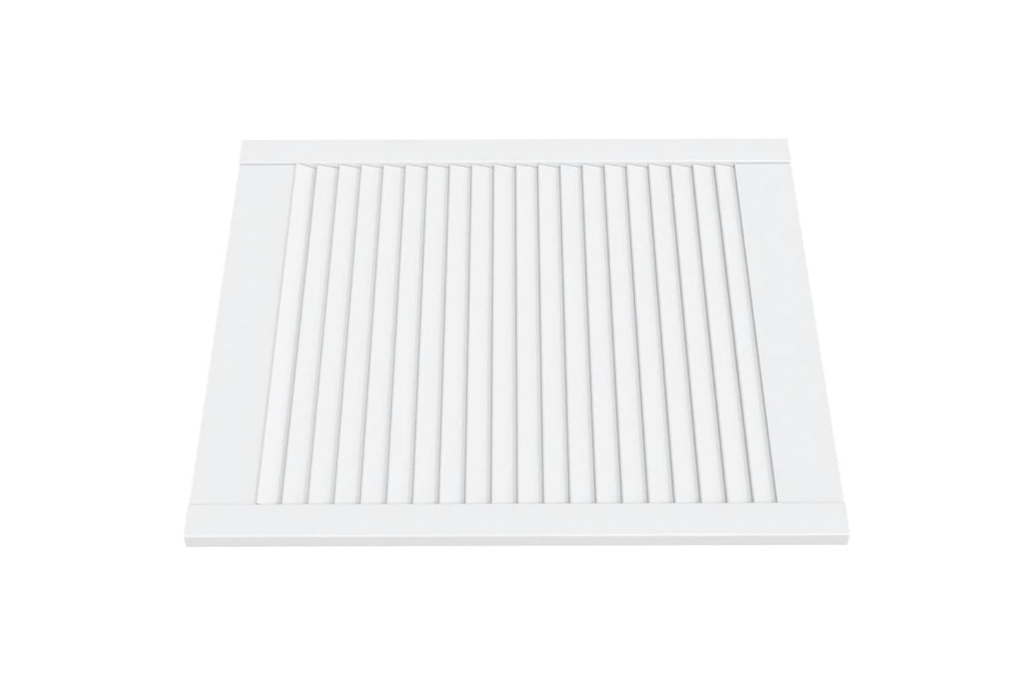 Vidaxl 151166 Louvred Door Solid Pine Wood White 69x59.4cm-3