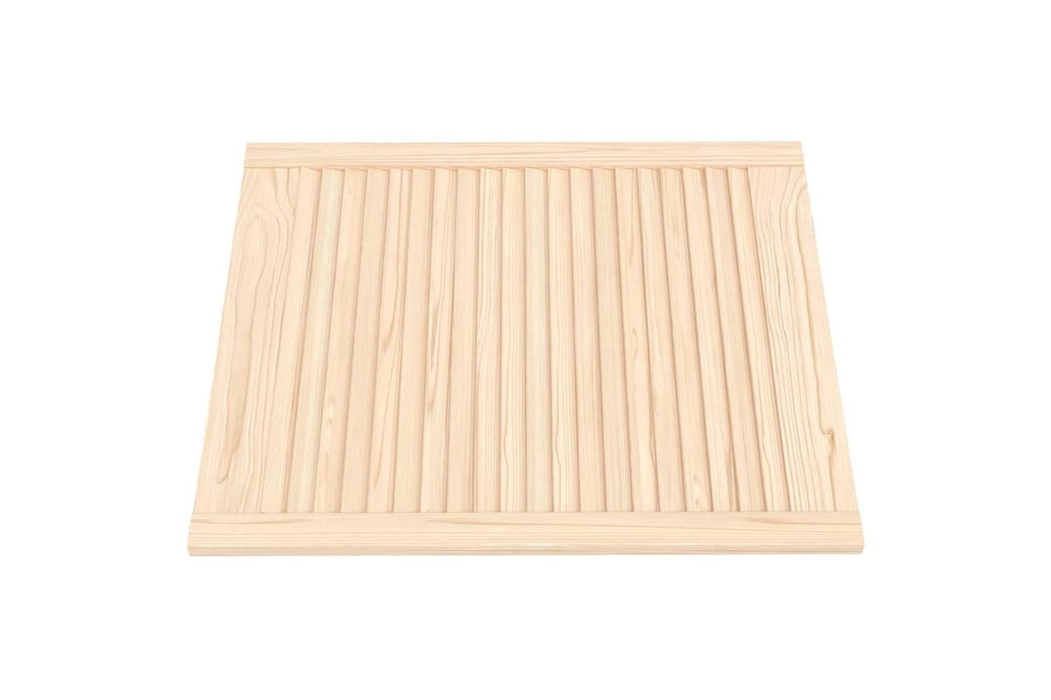 Vidaxl 151132 Louvred Doors 4 Pcs Solid Pine Wood 69x59.4cm-3