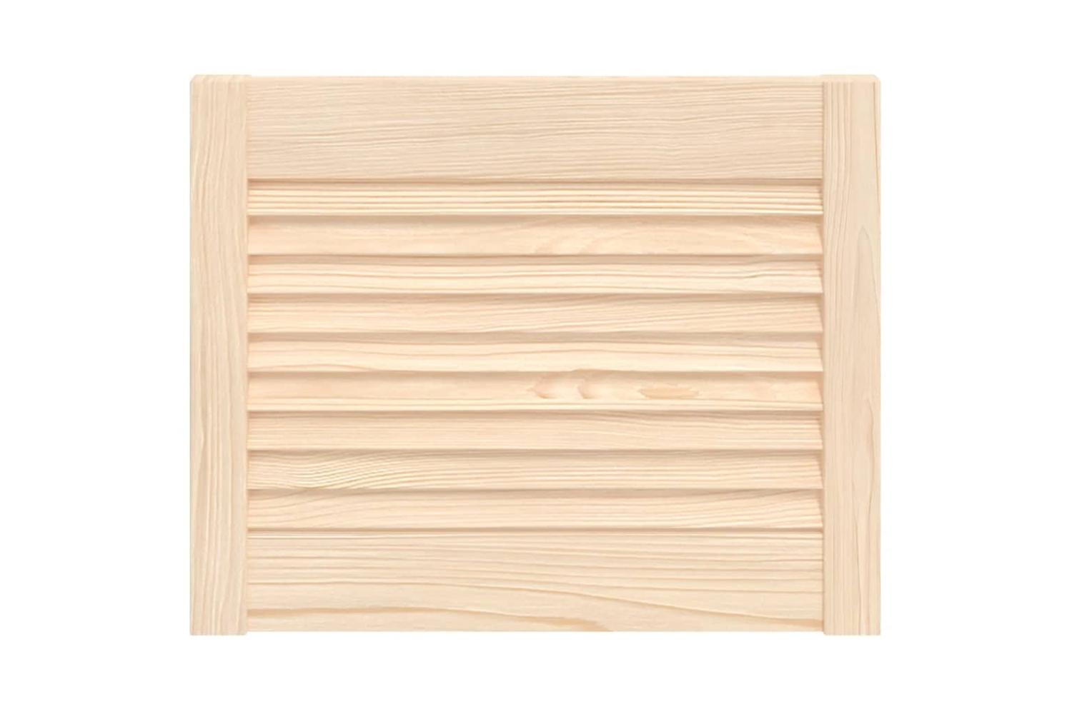 Vidaxl 151109 Louvred Door Solid Pine Wood 39.5x49.4cm-2