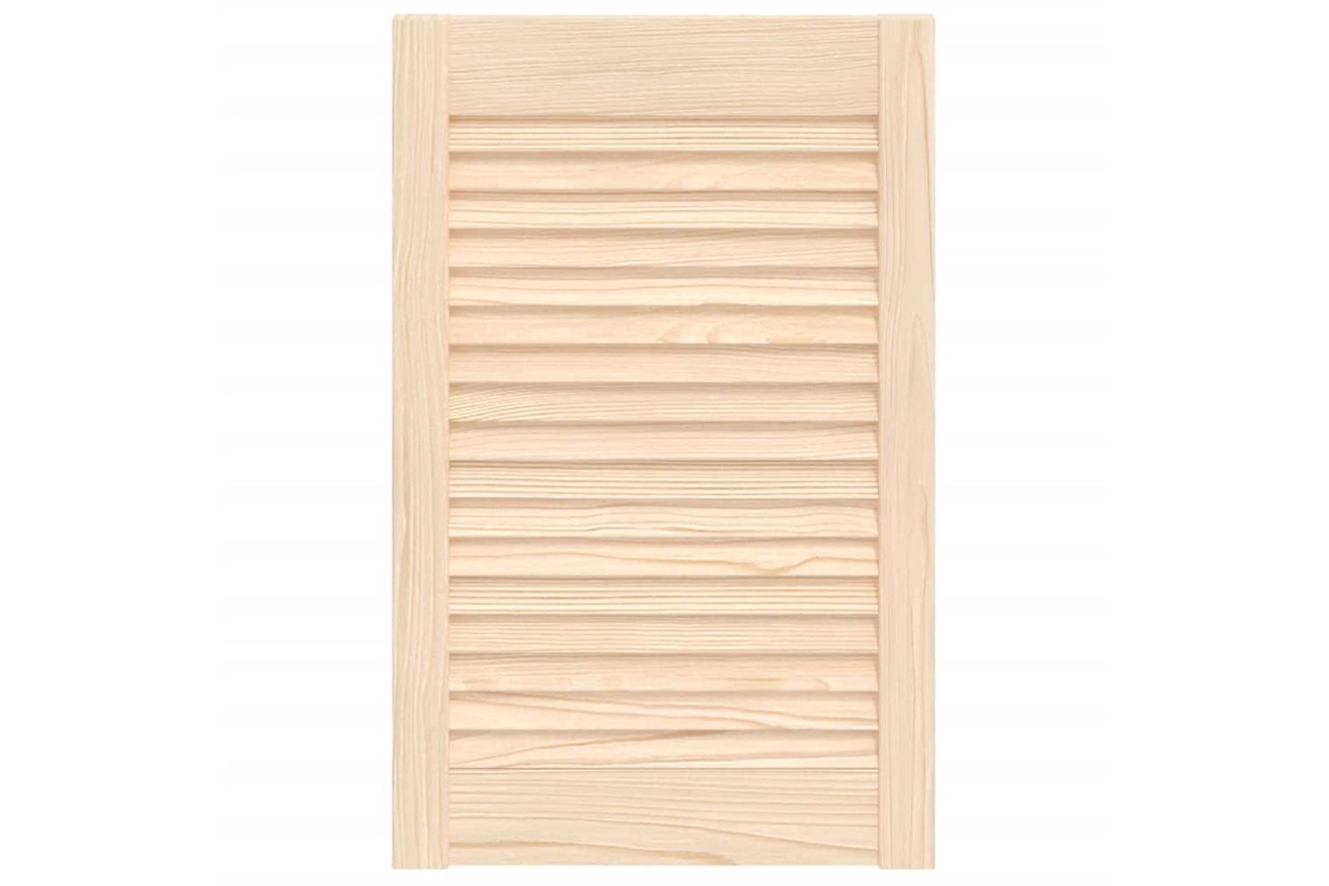 Vidaxl 151115 Louvred Door Solid Pine Wood 61.5x39.4cm-2