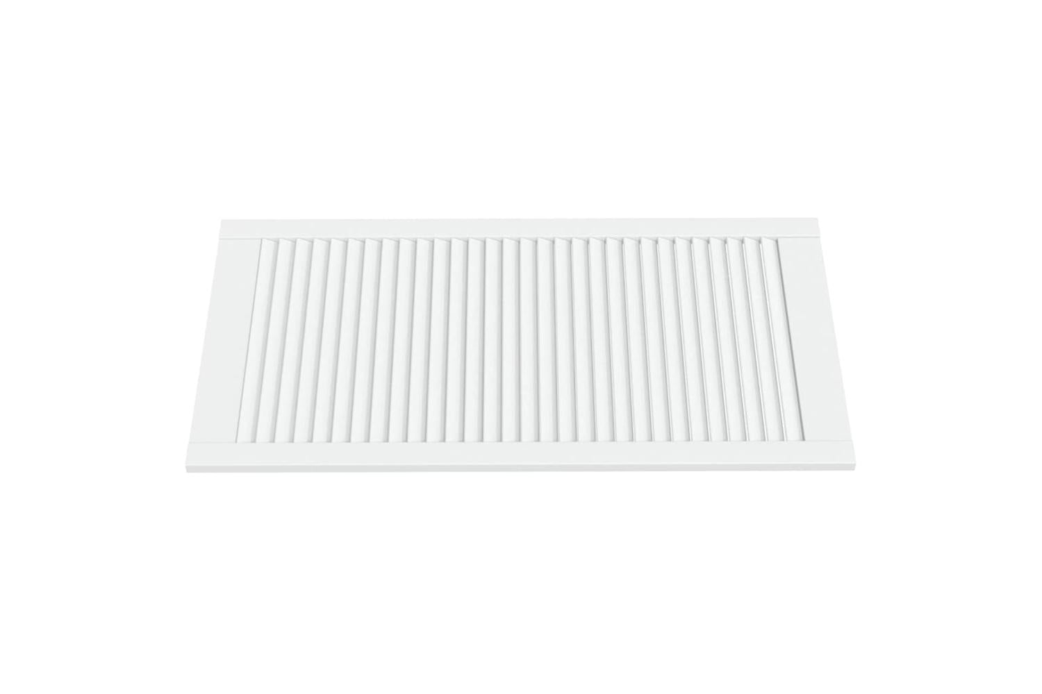 Vidaxl 151172 Louvred Door Solid Pine Wood White 99.3x49.4cm-3