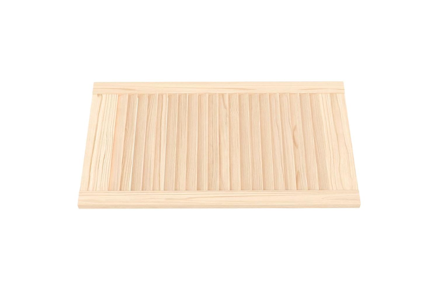 Vidaxl 151125 Louvred Doors 2 Pcs Solid Pine Wood 69x39.4cm-3