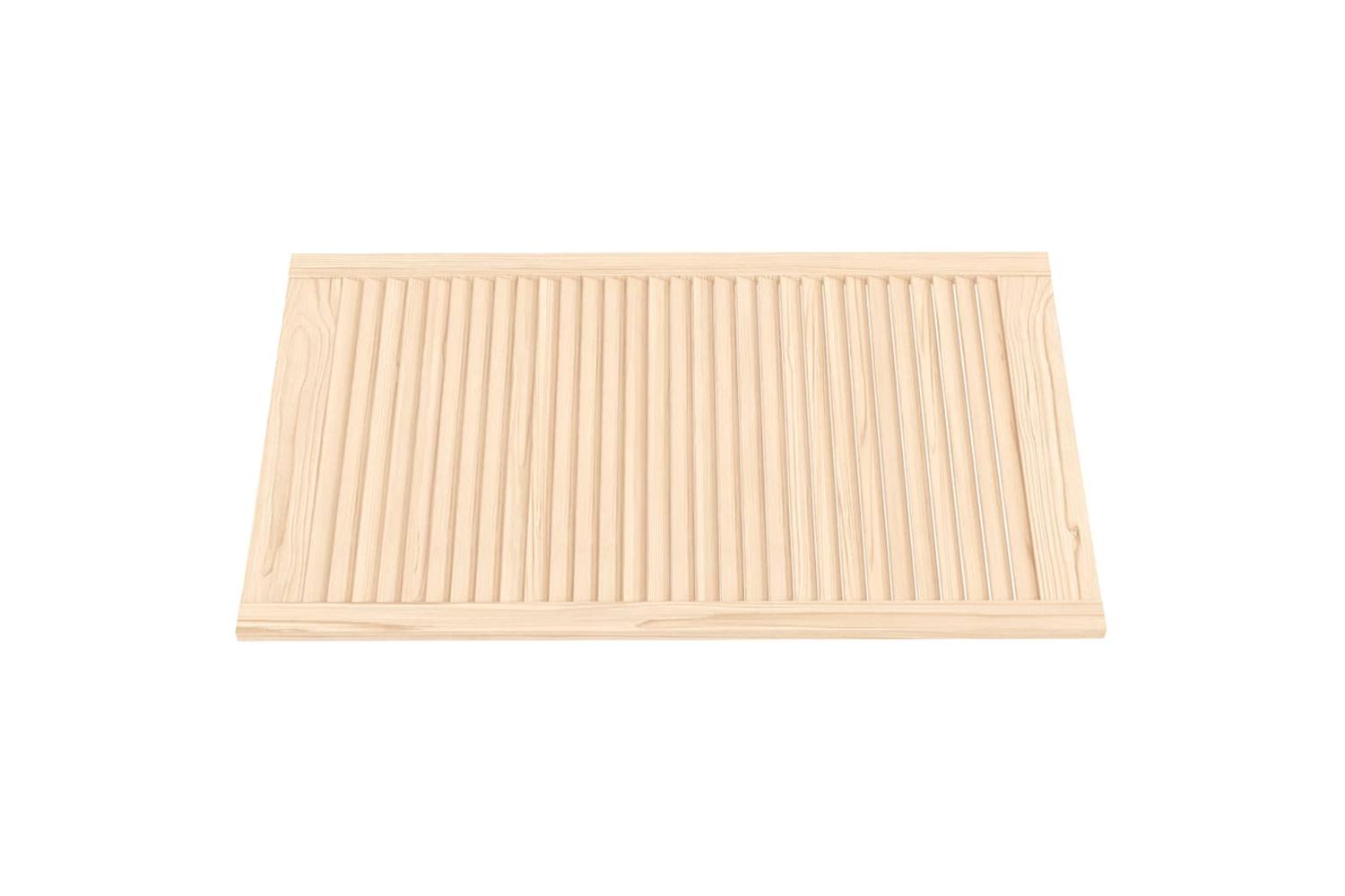 Vidaxl 151141 Louvred Doors 4 Pcs Solid Pine Wood 99.3x59.4cm-3