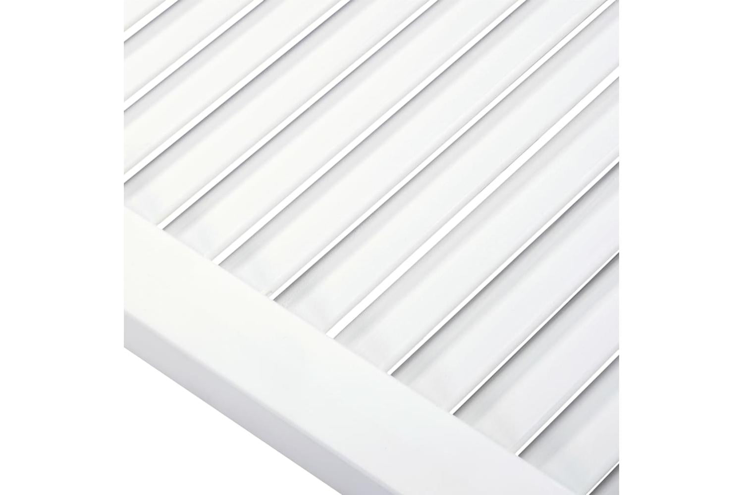 Vidaxl 151177 Louvred Doors 4 Pcs Solid Pine Wood White 99.3x59.4cm-4