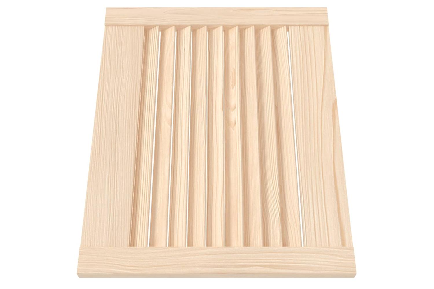 Vidaxl 151110 Louvred Doors 2 Pcs Solid Pine Wood 39.5x49.4cm-3
