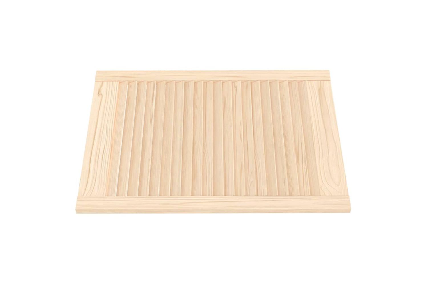 Vidaxl 151128 Louvred Doors 2 Pcs Solid Pine Wood 69x49.4cm-3